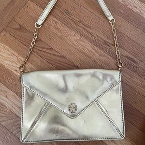 Tory Burch Gold Clutch